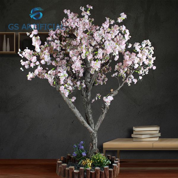 Anti - UV Indoor Artificial Japanese Cherry Blossom Tree 120cm Hight