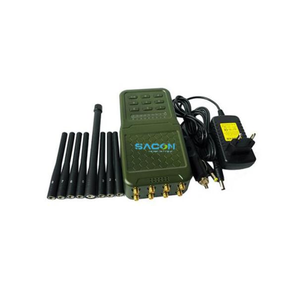 Handheld Signal Jammer with 20m Jamming Range 4700mAh Battery and Multi-Frequency Control