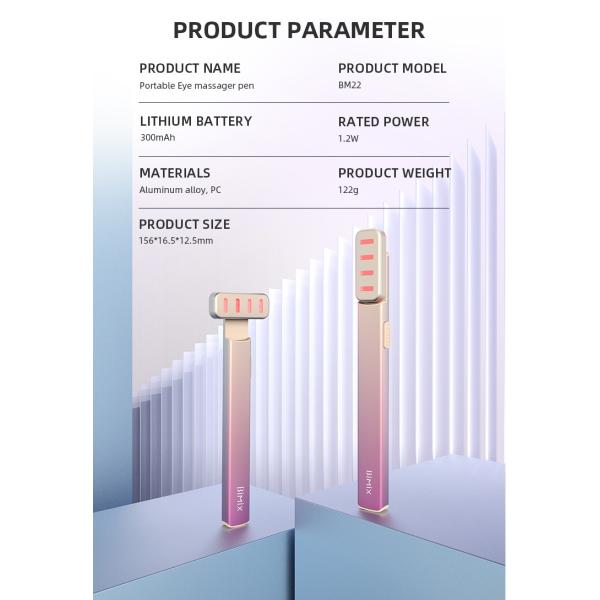 Skin Regeneration DC5V 1A Eye Massager Device Micro Current Ems