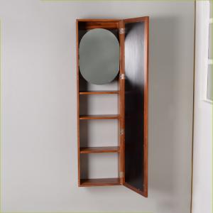 Buy cheap NC Painting E1 MDF Cheval Mirror Teak Wooden Bathroom Storage product