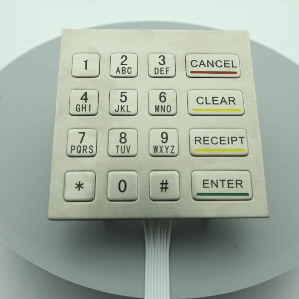 Waterproof Stainless Steel Numeric Keypad Windows/Linux Compatible