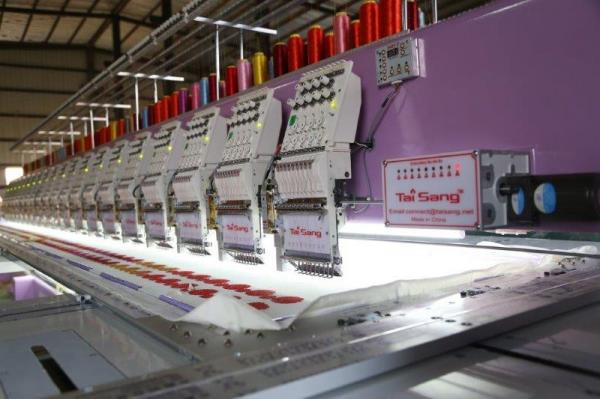 Quality Tai Sang Embro embroidery machine Platinum Model 920.( 9 needles 20 heads computerized embroidery machine) for sale