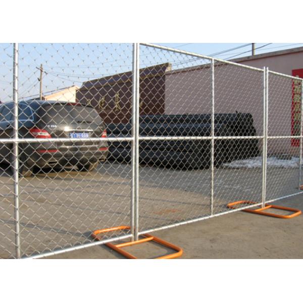 3.5mm Wire Dia Moveable Fence Panels Heat Treated Temporary Metal Fencing