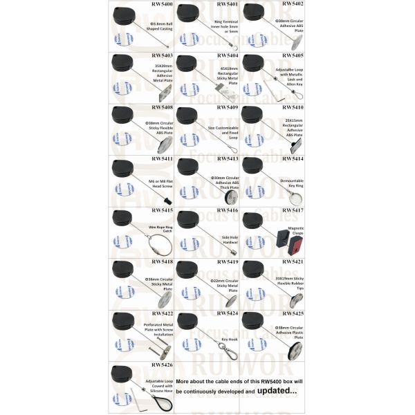 RW5405 Heart-Shaped Security Pull Box Plus Adjustalbe Lasso Loop End By Small Lock And Allen Key