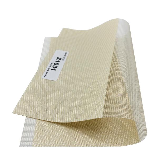 31% Polyester 69% PVC Rainbow Roller Blind Sunscreen Zebra Fabric 330g