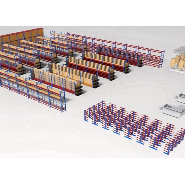 Power Coated Steel Shelves Storage Mezzanine Platforms Heavy duty Multi Tiers