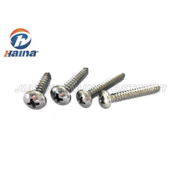 ASME B18.6.3 Pan Head Self Tapping Screws Cold Forged For Building
