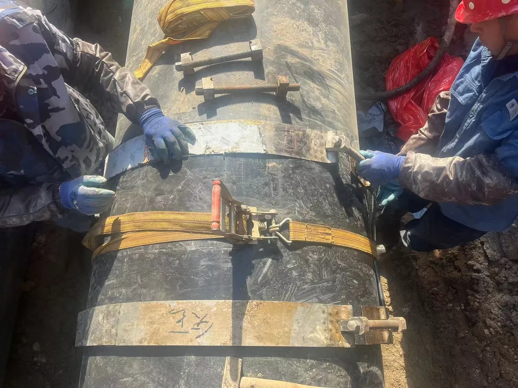 Polyethylene Electric Fusion Tape / Belt for Metal Reinforced Spirally Corrugated Pipe