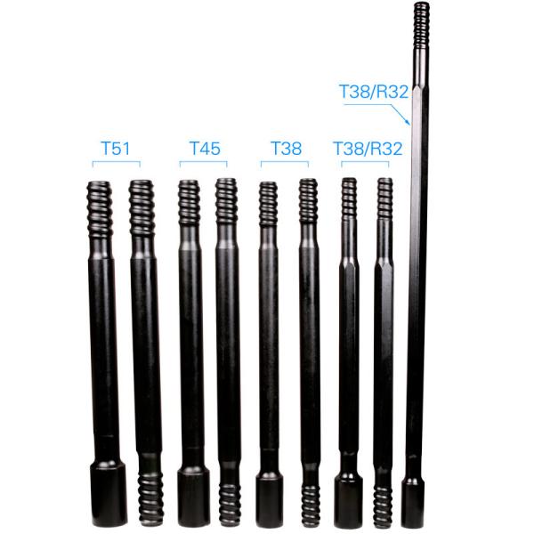 10ft T38 Circular Threaded Extension For Top Drill Rod