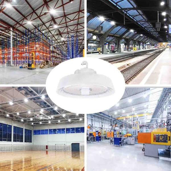 White 27000LM 5000K 100V LED UFO High Bay Light 200W