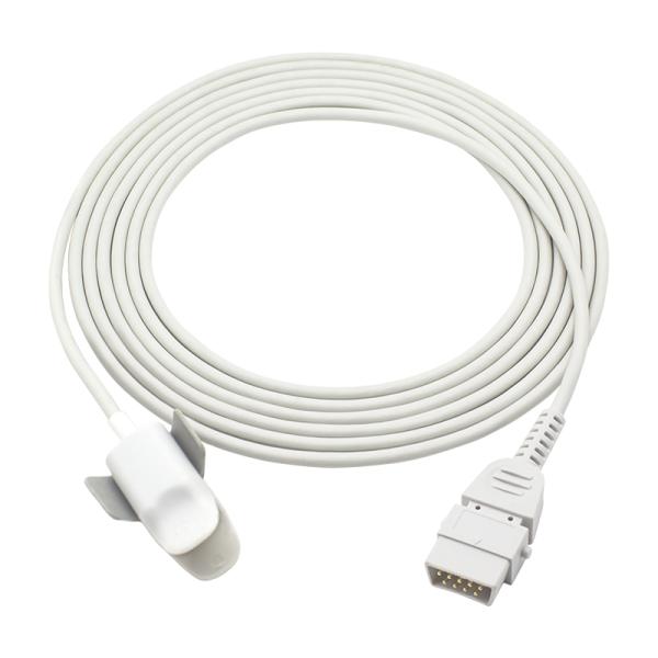 BCI 3300 SpO2 Sensor Autocorr Advisor 9Pin Adult Finger Clip SpO2 Probe