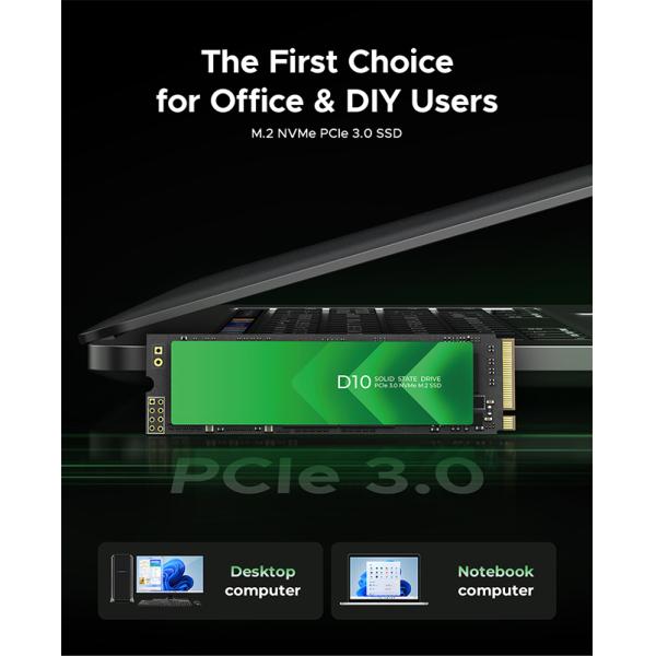 High Speed PCIe 3.0 Interface M.2 SSD with 128GB Capacity and SATA 6Gb/s Controller