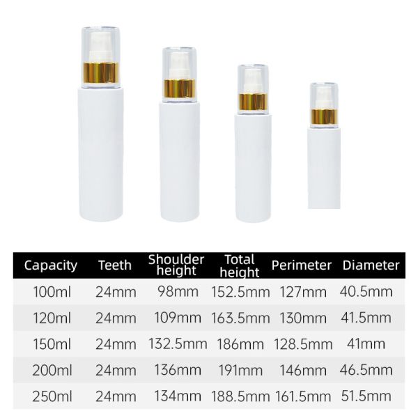 Refillable Cosmetic Spray Bottle Including Spray Nozzle and Coloration Decoration Suitable for Cosmetic Liquid Packaging