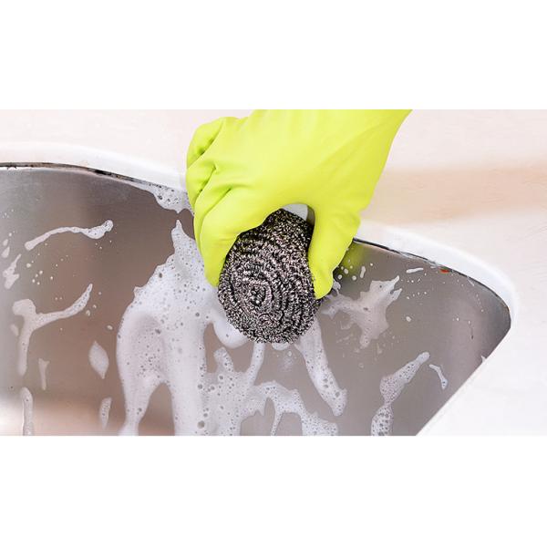 Household Cleaning Stainless Steel Scouring Ball Protecting Hands From Being Hurt