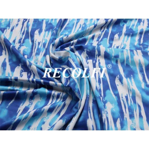 Ocean Recycled Jersey Cloth Material Customized Digital Printed
