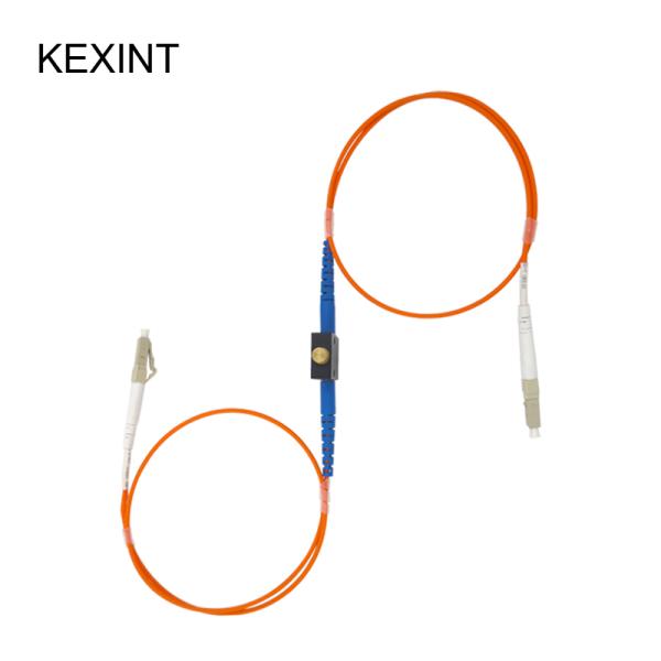 LC Single Mode Fiber Optic Attenuator 1310nm 1550nm Wavelength Adjustable