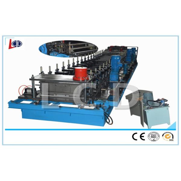 High Speed Sheet Metal Roll Forming Machines Servo Controlled For Cable Tray