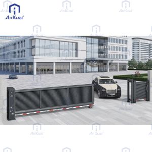 Ankuai Secure Retractable Sliding Gate: Auto-Telescopic Driveway Access Gate