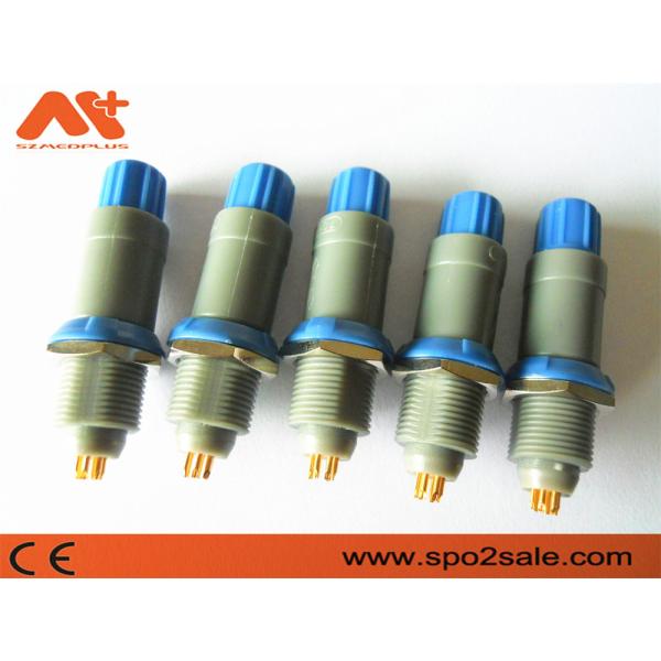 (S11ME7-P07MFD0-5260) 1P pull push 7 pin plastic Connector, Grey Shell,Blue,dual 80 key