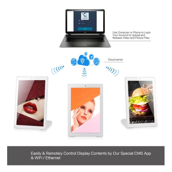 13.3inch RK3568 L shape desktop android tablet pc POE business kiosk restaurant othering