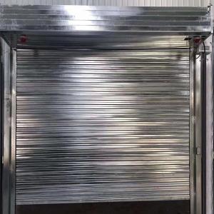 China Steel Fire Rolling Shutter Door , White Fire Resistant Roller Shutters on sale