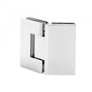 China Zinc Alloy Brass 135 Degree Hinge Stainless Steel For Shower Door Enclosure Brushed Fin on sale
