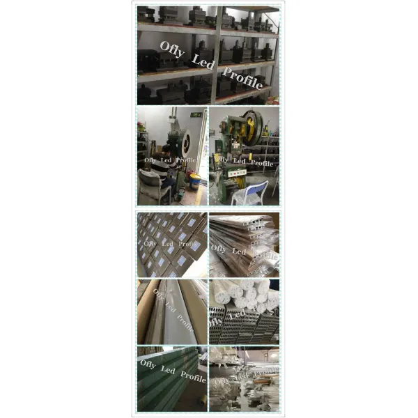 6063 T5 Aluminum Alloy Recessed LED Profile 35mm W X23mm H with Heat Dissipation for LED Strips