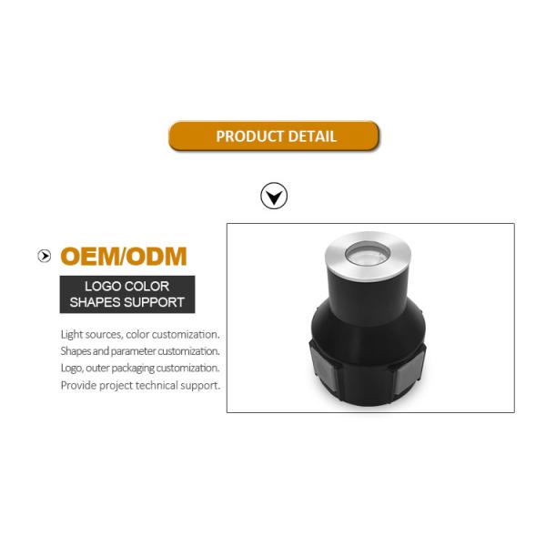 3W IP67 Garden Stair Lights RGB3in1 Aluminum Housing Stainless Steel Front Cover With Two Years Warranty