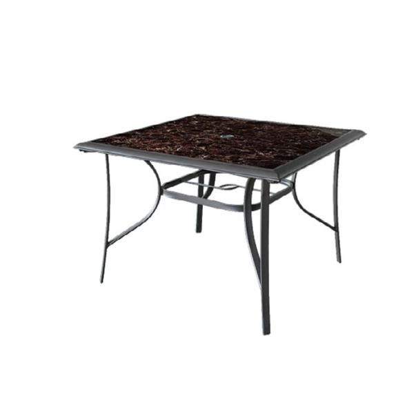 5mm Tempered Glass Outdoor Dining Table