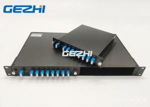 China 2 Cards 19 Inch 1U Dual Fiber 1x16 CWDM Passive Multiplexer on sale
