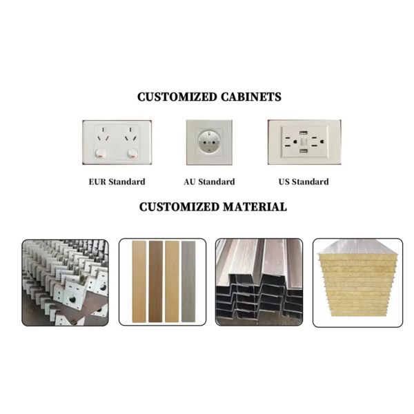 Luxury Prefab Container House with Thermal and Sound Insulation Customizable Height and Cost-effective Design