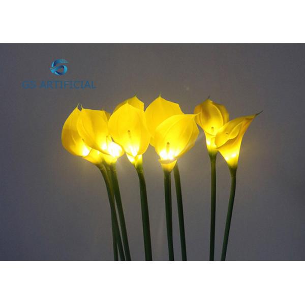Conductive Lighted Artificial Trees Calla Lily Flower Shape Silicon Material