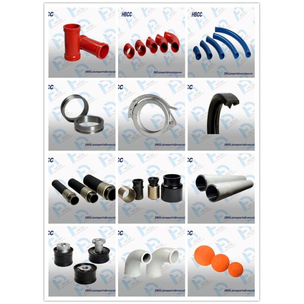Concrete pump rubber sealing rings
