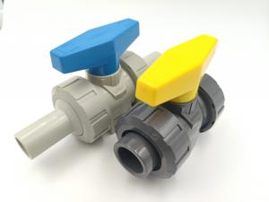 Buy cheap Industrial Plastic PVC Compact Ball Valve Manual Control ISO 5211 product