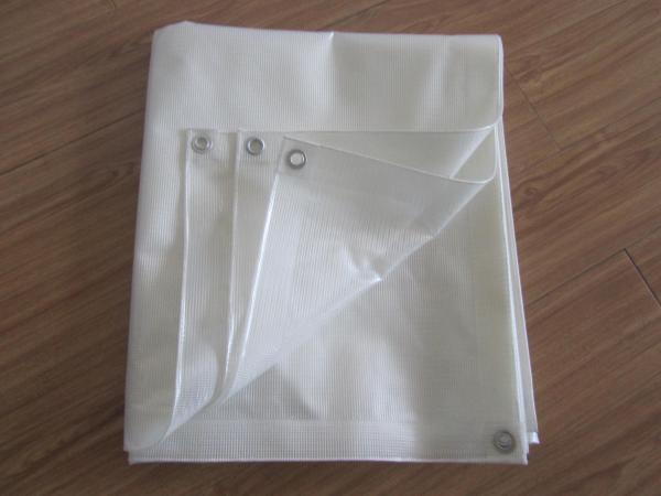 Quality clear mesh waterproof canvas ,pvc mesh fabric for sale