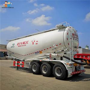 China Three Axles 50T 40M3 Dry Bulk Tanker Trailer For Cement Plants on sale