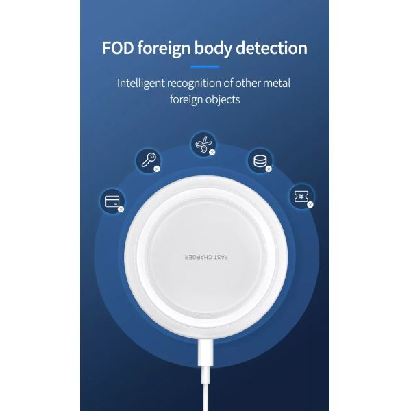 15W Fast Charging Q18 Wireless Charger Pad For Smart Phone Wireless Charging Dock Station