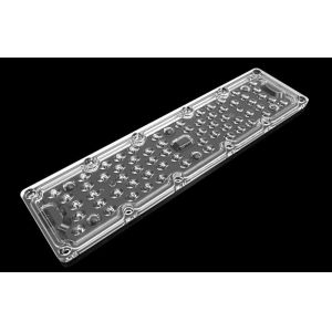 Buy cheap Transmittance94% PC Material LED Lens Array Rectangular Pattern75*150Degree For 3030 Chips product