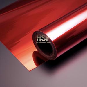 China SGS Translucent Red PET Release Film Winding Length 12000 Meters on sale