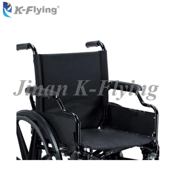 Height Adjustable Aluminum Foldable Manual Wheelchair For Disabled Adult