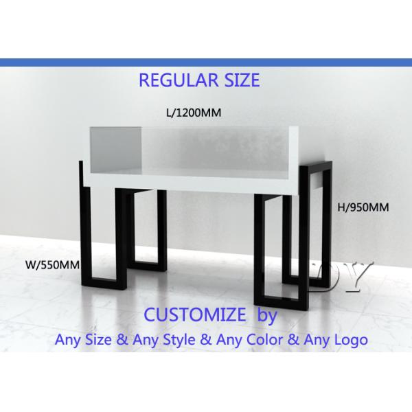 Attractive Style Inexpensive S/S Wood Glass Jewelery Display Cases