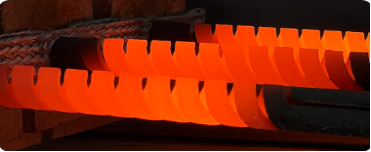 2.8 Density 1600°C High Efficiency Silicon Carbide Heating Element with Reaction Bonded SiC Rod