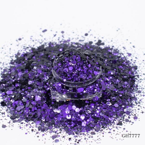 Eyeshadow Chunky Loose Glitter Pigment Bulk Sequins Mixed DIY Craft