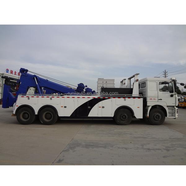 SHACMAN 12 Wheels Rotator Tow Truck 6x4 Driving Tow Wrecker Truck 50 Ton