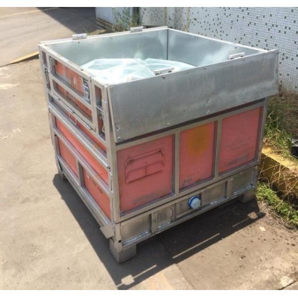 Hot Dip Galvanized Stainless Steel IBC Tank Powder Coated Metal IBC Tote