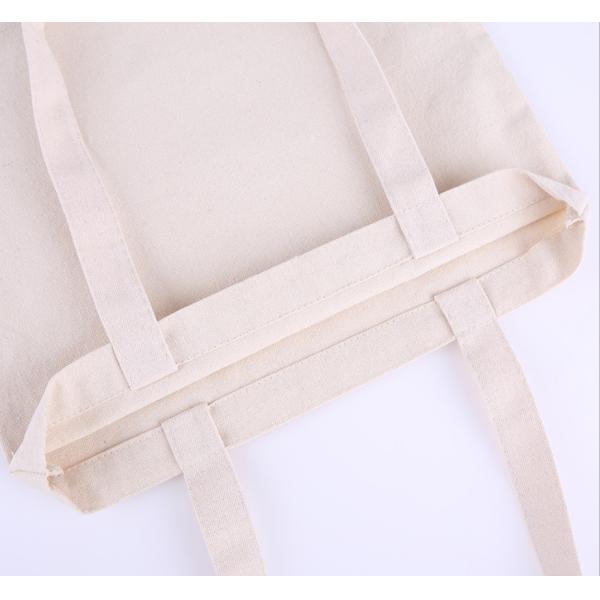Plain Canvas Shopping Bag , Personalized Reusable Shopping Tote Bags