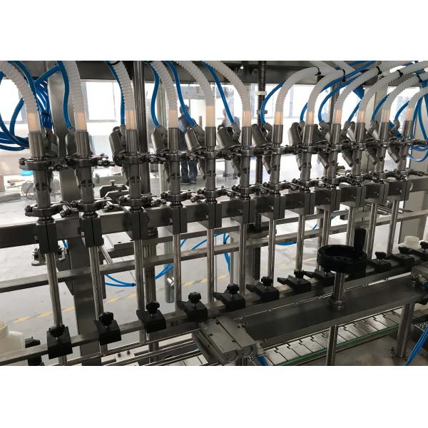 Industrial Bottle Filling Line Cleaning Chemical Filling Line Stable Voltage