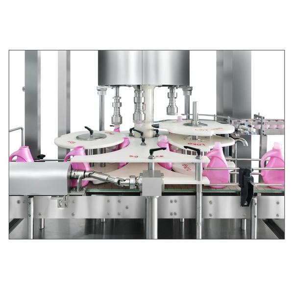 Laundry Detergent Automatic Capping Machine 4 / 6 / 8 Heads High Speed