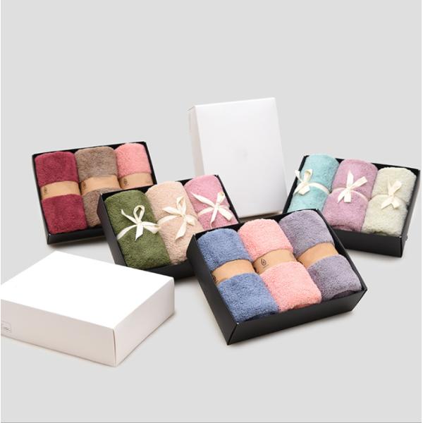 Towel Packaging Custom Clothing Boxes With CMYK 4 Color Offset Printing