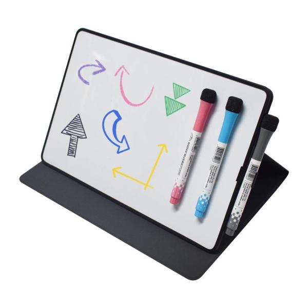 Desktop Magnetic Whiteboard Dry Erase Lapboard Erasable Writing Board With Marker